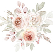 Mooie predikaat-Floral-bruiloft — Uitnodiging