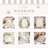 Romantisch  Goud Bloemen Lijst Huwelijk Save The Date