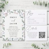 Rustic greenery Eucalyptus paper plate Papieren Bordje (Personaliseer de collectie van deze zelfstandige maker.)