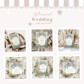 Wildflower Lemon Mediterrane wijngaard bruiloft Save The Date