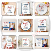 Rookie van het Jaar Honkbal 1e Verjaardag Ronde Sticker