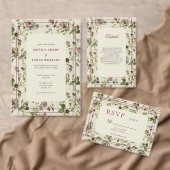 roos tuin bruiloft save the date (Personaliseer de collectie van deze zelfstandige maker.)