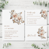 Roze Goud 3D Bloemen Bruiloft Acryl Bord (Personaliseer de collectie van deze zelfstandige maker.)