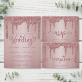 Roos Gold Sparkle Driving Glitter Monogram Speed Flessenopener (Personaliseer de collectie van deze zelfstandige maker.)