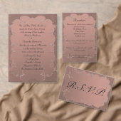 Elegant Roos Gold Wedding Envelope zegels (Personaliseer de collectie van deze zelfstandige maker.)