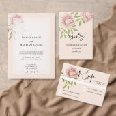 Blush Violet Waterverf Rozen Cadeaupapier (Personaliseer de collectie van deze zelfstandige maker.)