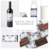 Nautical Thletic Blue Seashell Custom Creditkaart Flessenopener