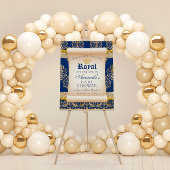Elegant Royal Prince Baby shower Papieren Bordje