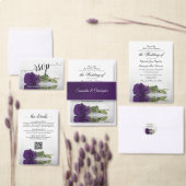 Elegant Royal Paars Roos 23 Table Seating Chart Poster (Personaliseer de collectie van deze zelfstandige maker.)