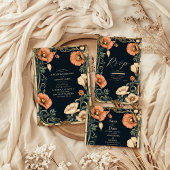 Royal Victoriaans bruiloft grillige bloemenbruilof Save The Date