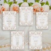 Royal Gold White Great Gatsby Wedding 1920 Servetten