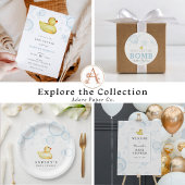 Rubber Ducky Baby shower Kartonnen Onderzetters