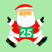 Running Runner kerstcadeau inpakpapier