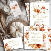 Herfst in Liefde Rust Cream Vrijgezellenfeest Welk Poster