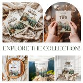 Happy Camper Adventure Boy Verjaardag Uitnodiging