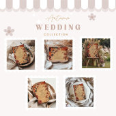 Rustic Autumn Floral Wedding Save The Date