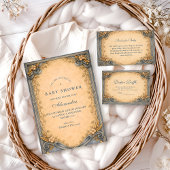 Rustic Blue Jeans Baby Shower Servet