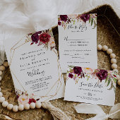 Rustieke Boho Kleurrijke Bloemen RSVP