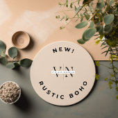 Rustic Boho Wedding Invitation Kaart