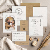 Rustieke Boho Patroon ID1109 Papieren Bordje