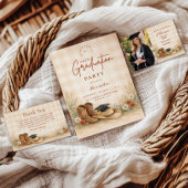 Photo Rustic Boots Graduation Party Aankondiging