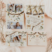 Rustieke Botanische Kerst Tweekleurige Koffiemok