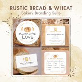 Sourdough Bread Wheat Leave a Review QR Code Visitekaartje
