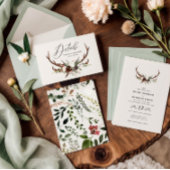 Rustige botanische bruinkoolzetplank gastenboek