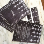 Rustic trouwt elke kleur onder de sterren kaart