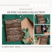 Rustic Charm Mason Jar String Lights Foto Weddensc Kaart