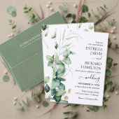 Greenery Eucalyptus Vrijgezellenfeest Papieren Bordje (Personaliseer deze collectie van deze onafhankelijke maker. Test)