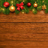 Rustic Christmas Paper Napkins – Festive Holiday Servet