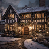 Rustieke Kerstmagie Kaart