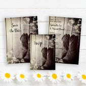 Rustic Boots and Bubble Floral Bachelorette Party Sparkling Wijnetiket