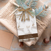 Rustic Deer Kerstmis Inpakpapier Vel