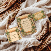 Rustic Desert Florals Birthday Kaart