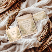 Rustic Desert Meadow Birthday Kaart