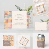 Rustiek aardeachtig Herfst Neutrals Aangepast Vrij Vierkante Sticker