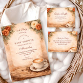 Rustic Fall A Baby Is Brewing Diapper Raffle Informatiekaartje