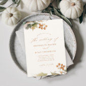 Rustieke Herfst groen bladeren bruiloft Servet