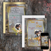 Rustieke familie Stone Cabin Acryl Uitnodigingen