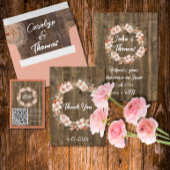 Rustieke boerderij boho-houtnerf elegante chic foto afdruk
