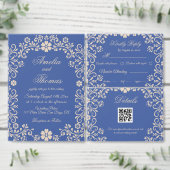 Mexicaanse Floral Vintage bruiloft bedankkaart Kaart (Personaliseer de collectie van deze zelfstandige maker.)