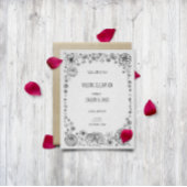  Floral bruiloft servetten