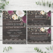 Rustiek hout Bruiloft Party Banner (Personaliseer de collectie van deze zelfstandige maker.)