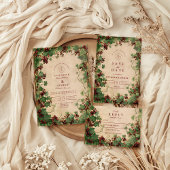 Rustic Ivy Romance Wedding Save The Date