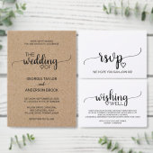 Eenvoudige Faux Kraft in Loving Memory Sign Poster (Personaliseer de collectie van deze zelfstandige maker.)