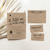 Rustic Kraft late nachtkleuteractiviteit Poster