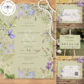 Landelijk Lavendel & Salie Wilde Bloemen Salie Bru Menu