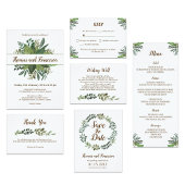 Rustic Leaves Wedding Hartelijk dank Kaart